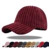 Head Warm Corduroy Baseball Cap Ajustable Size Snapback Hat Necessory Winter Hats Men Women