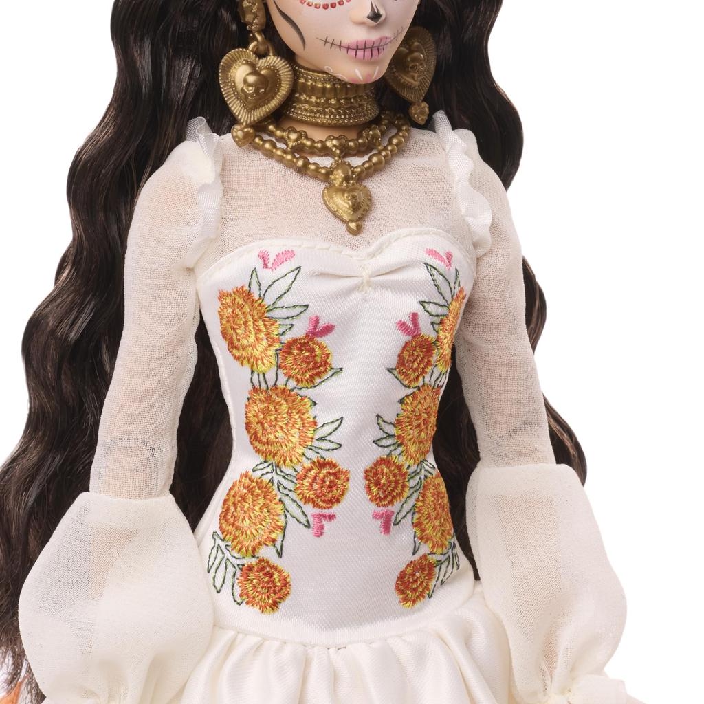 Barbie Dia de Muertos Barbie Signature Черный Кукольный домик для ролевых игр, от 6 лет, Оранжевый, JBJ05-2