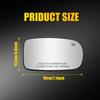For 300 Chrysler 200 11-14 11-19 Wing Mirror Glass Heated Right Passenger Side