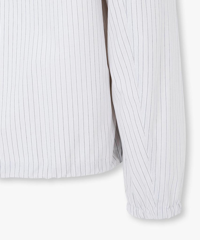 Man On The Boon Light Cotton Coach Jacket_Grey 4716109019