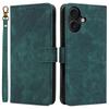 For iPhone 17 Case Wallet RFID Blocking PU Leather Phone Cover Stand with Strap