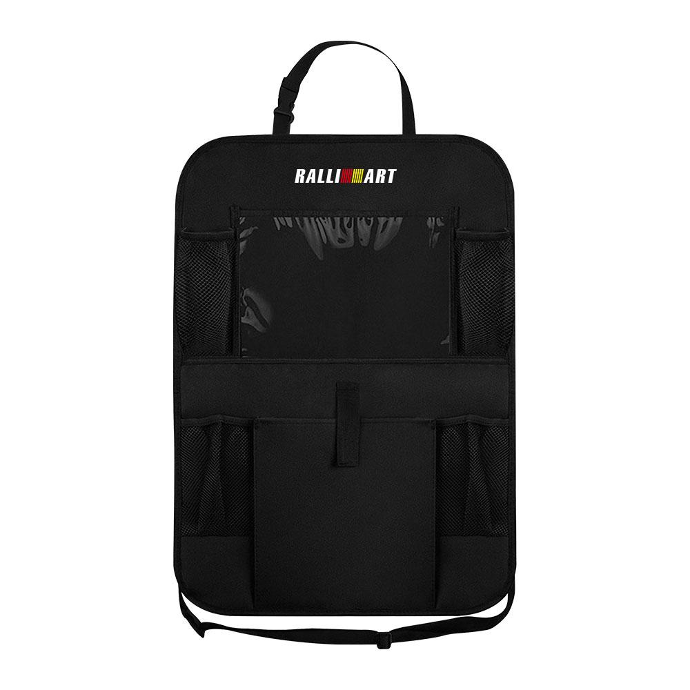 Universal Car Backseat Organizer Seat Back Storage Bag Kids Protector Cover For Mitsubishi Lancer 10 Outlander 3 Asx L200 Pajero
