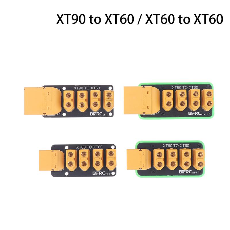 Xt60/Xt90 To 4 Channel Plug High Current Distribution Board Optional Base Shell For Robot Rc Boat Submarine Diy Parts