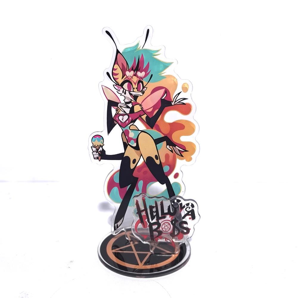 15СМ Фигурка Hazbin Hotel Helluva Boss Стенд Акриловые Фигурки Вагги Настольная Подставка Фигурка Набор Украшений Подарки