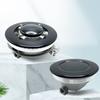 4pcs Concave Shape Cooker Hob Burner Cap Metal Flame Cap Cookware Tools Burner Crown  Oven Use