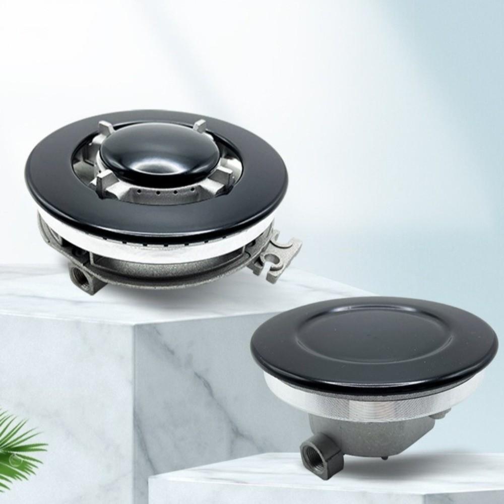4pcs Concave Shape Cooker Hob Burner Cap Metal Flame Cap Cookware Tools Burner Crown Oven Use