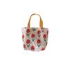 Trendy Street Style Floral Cotton Bento Bag Cute Canvas Lunch Tote For Women