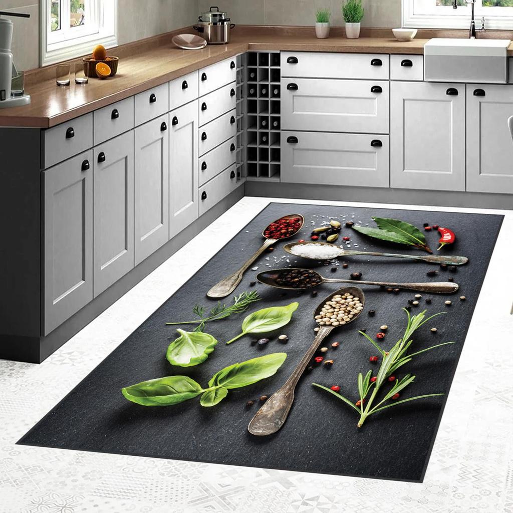 Rovigo Home Printed Washable Kitchen Carpet RVGHOME2089-SD510