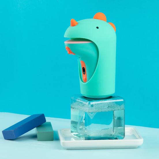 Автоматический сенсорный дозатор мыла в форме мультяшного динозавра, бесконтактный дозатор мыла для рук IPX7