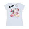 Disney Womens/Ladies Mickey And Minnie Christmas Kiss Cotton T-Shirt