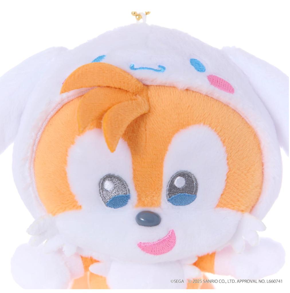 SONIC & FRIENDS × Персонажи Sanrio Маскот Набор из 6 штук SEGA JAPAN НОВЫЙ