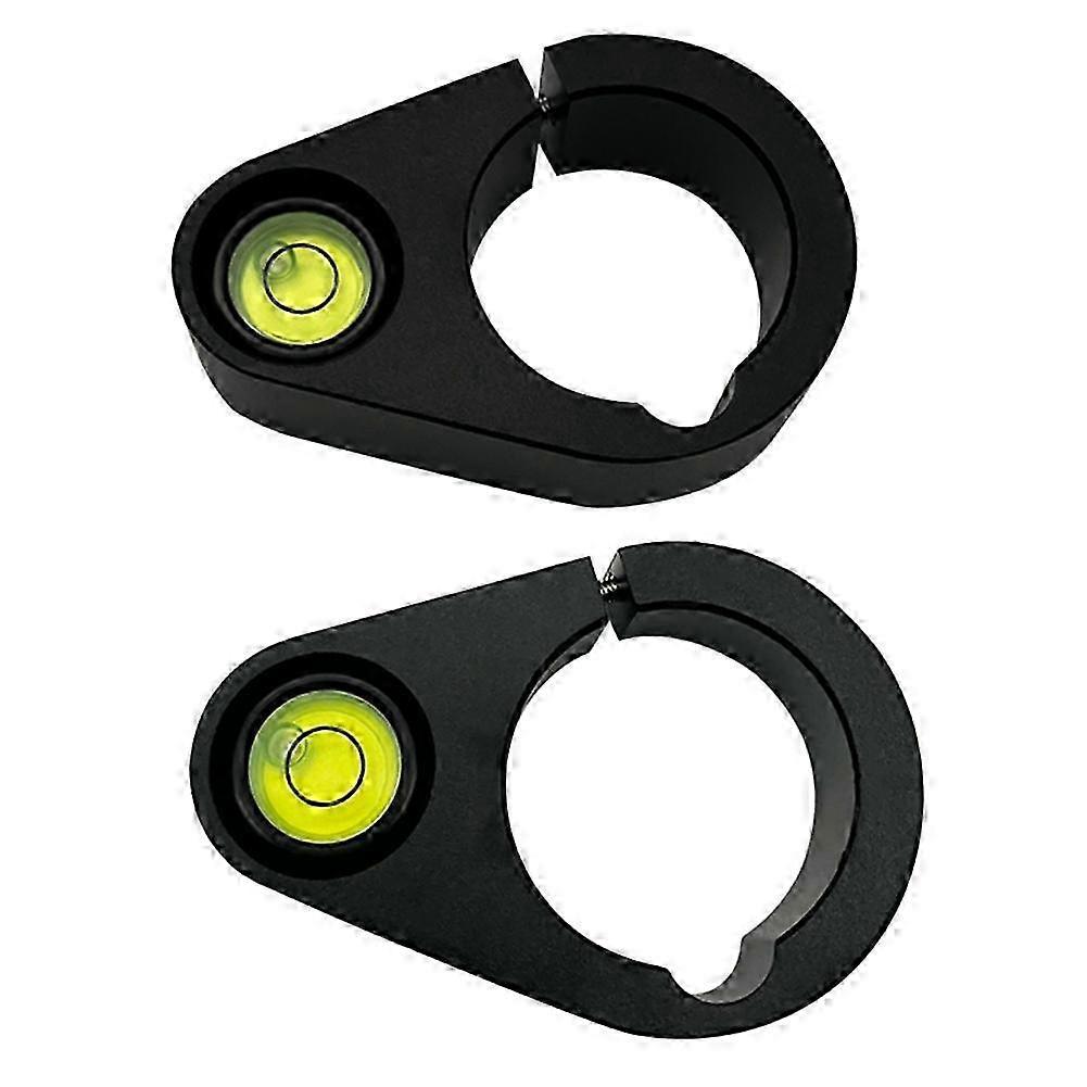 2 Pcs 32mm Centering Rod GPS Center Pole Circular Metal Level Bubble Measurement Tool for Leica South RTK Total Station 25-26s