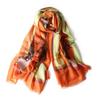 Autumn and Winter 80 Digital Colored Spray Women's Wool Scarves, Shawls, Scarves