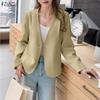 Women Casual V-Neck Loose Long Sleeve Cardigan Blouse