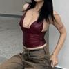Женский топ-топ с бретелькой через шею Spice Sexy Low Cut Backless Skinny Skinny