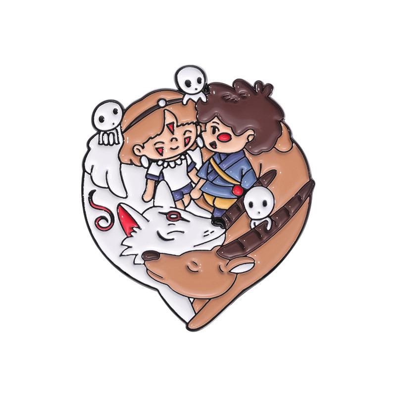 Creative Cartoon Design Brooch Pins With Eyecatching Colors And Unique Styles Ideal For Anime And Lovers Fashion