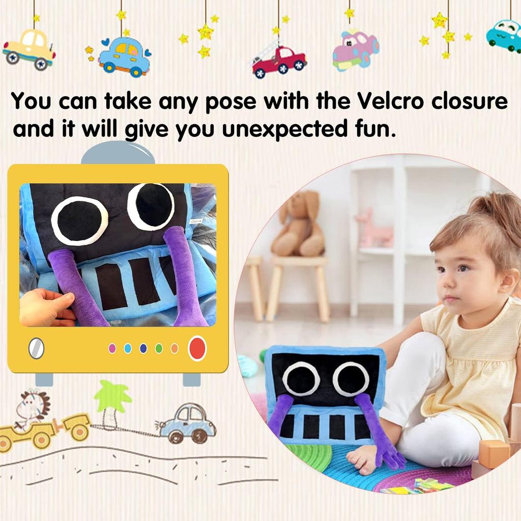 Плюшевая кукла Rainbow Friends, Rainbow Friends Wiki, мягкая кукла из игры ужасов, плюшевая кукла-игрушка Rainbow Friends для мальчиков и девочек и любителей игр