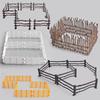 Diy Kids Toys Simulation Animals Farm Poultry Fence Models Pasture Zoo Fence