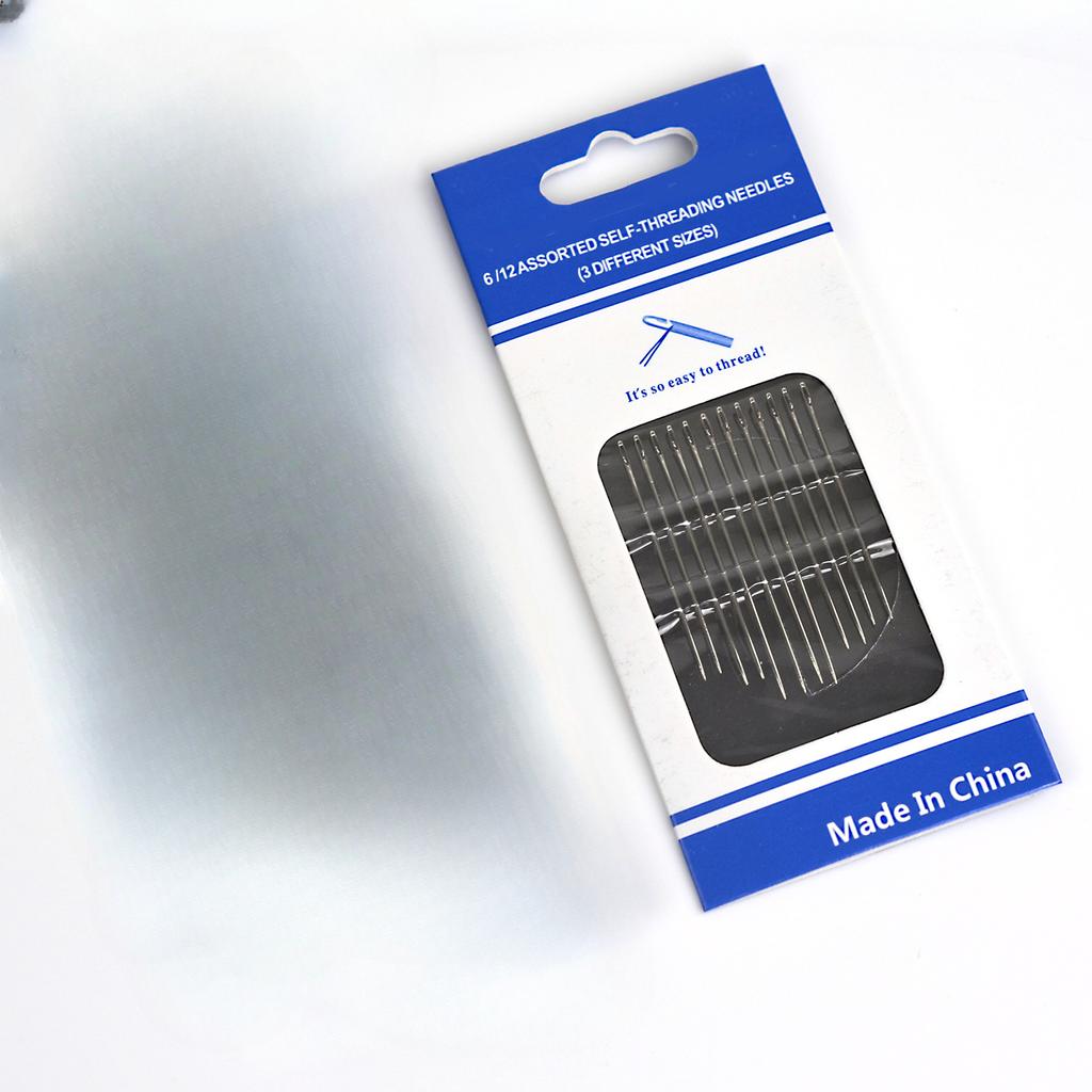 1 Set, Silver with Opening At The Bottom, Needle-free, Blind Needle, Thread-free Hand Stitch, Embroidery Needle, Sewing Needle.