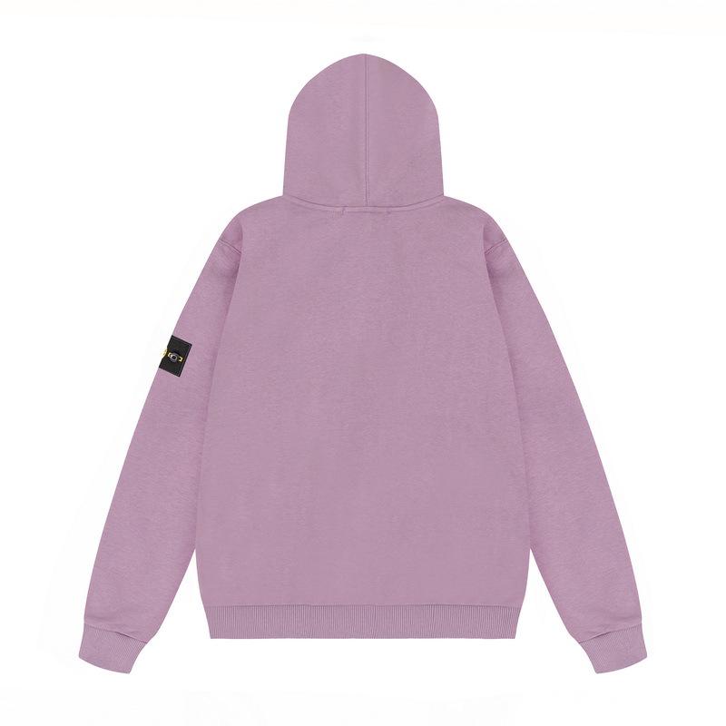 Многоцветная Худи на молнии с вышитым логотипом для пар