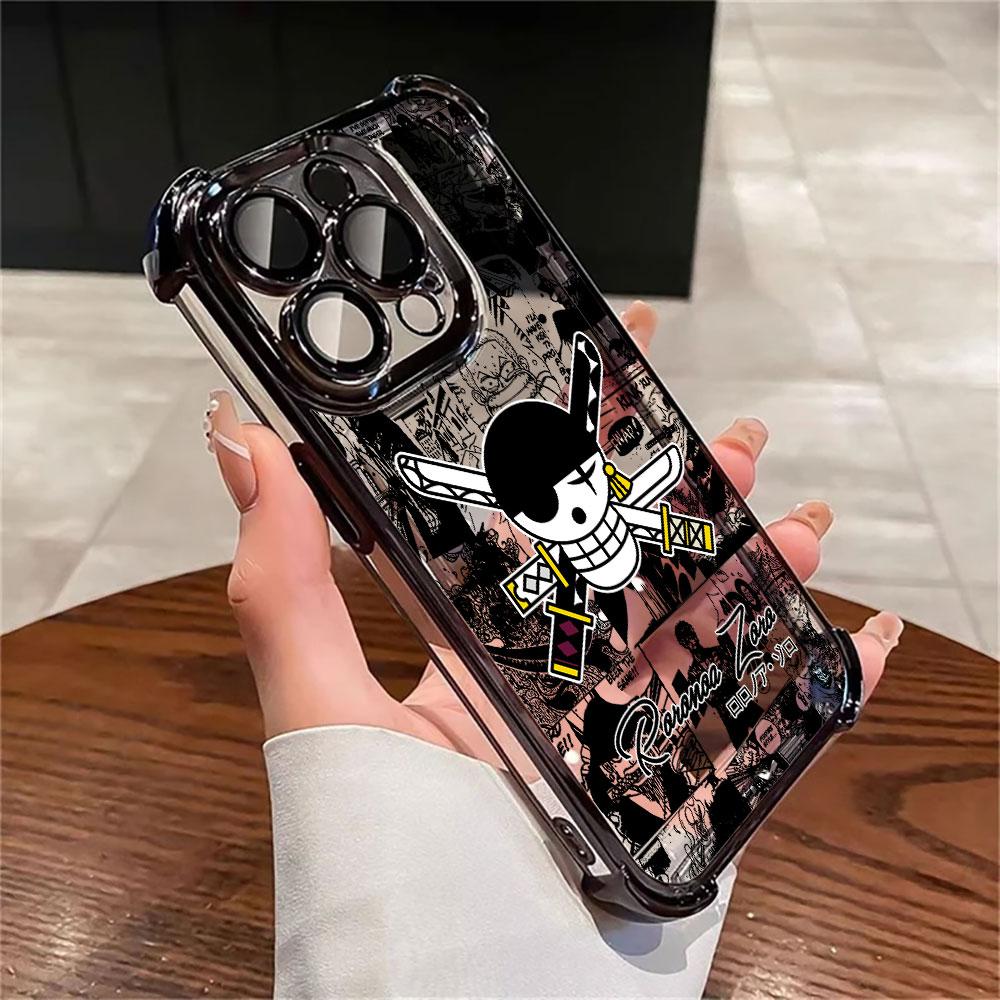 Аниме Логотип One Pieces Луффи Чехол Для iPhone 17 Pro 16 15 14 13 12 11 Pro Max Чехол 17 Plus 17E 16E 17Air Защитный Чехол для Телефона