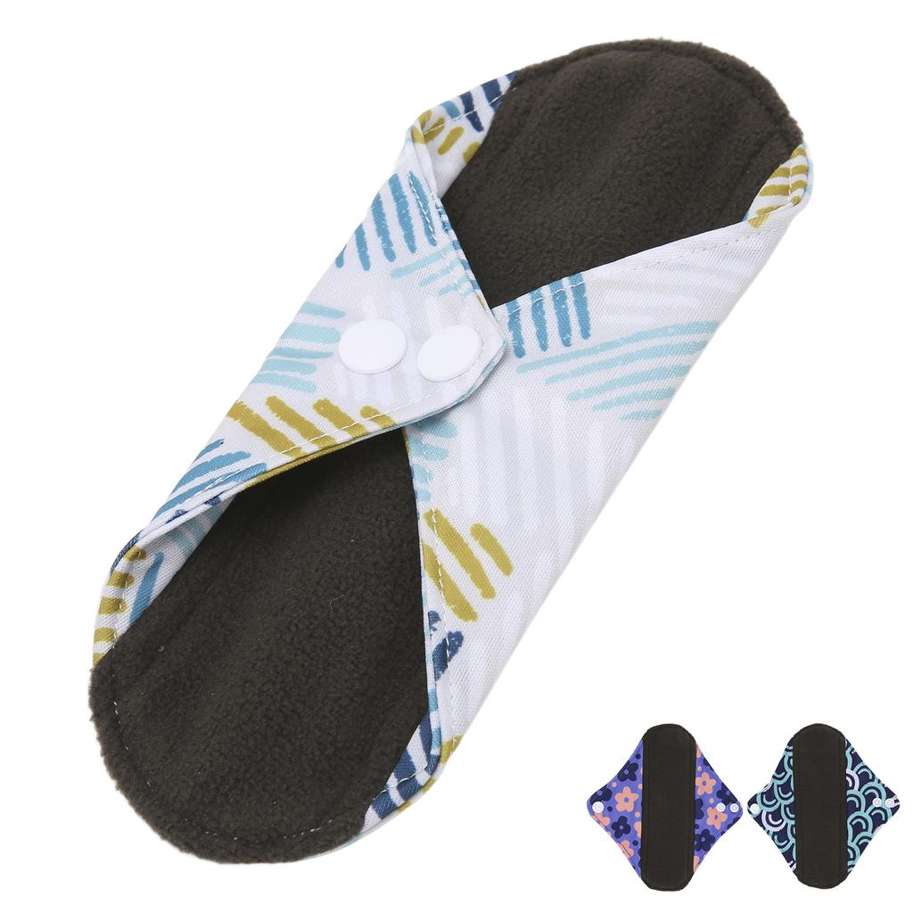 Многоразовые менструальные прокладки, моющиеся бамбуковые угольные ткани, герметичные женские гигиенические прокладки, прокладки для женщин