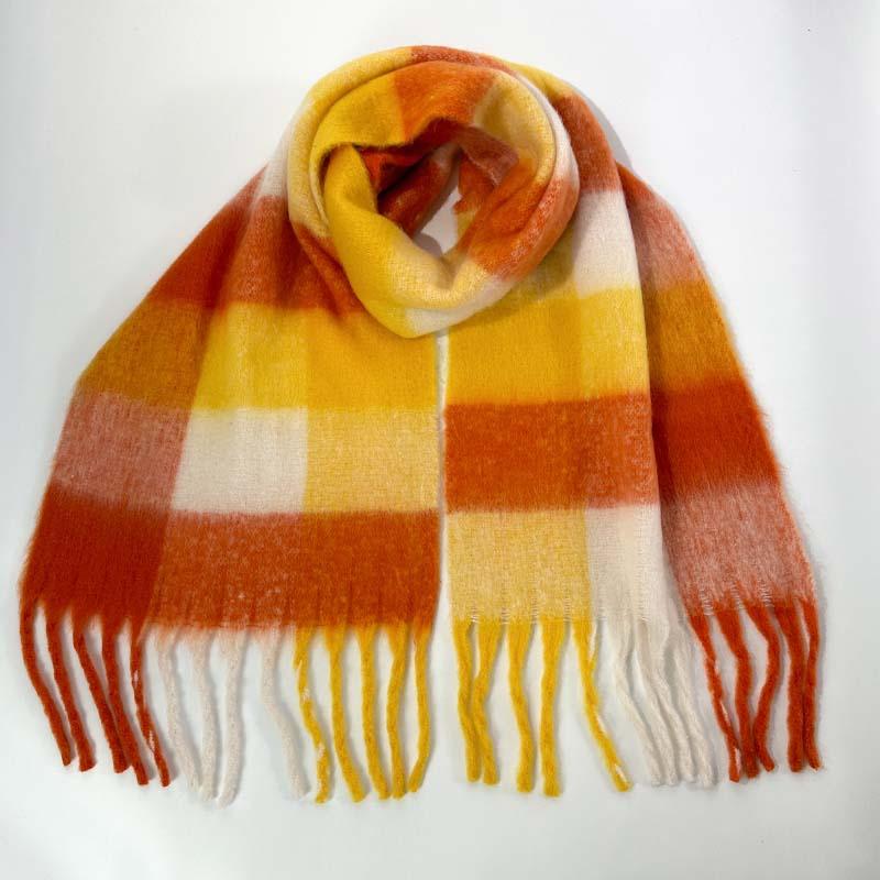 Scarf Warm Scarf Large Shawl Plaid Plaid