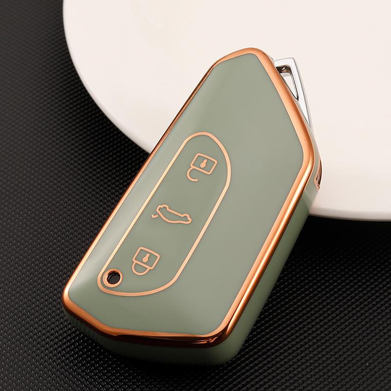 TPU Car Key Case Cover for VW Golf 8 MK8 Teramont ID.3 ID.4 ID.5 Skoda Enyaq iV Octavia Seat Leon Auto Accessories