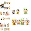 Adorable Crayon Shin-chan Pvc Figures For Desk, Car, Collection Set Of 6