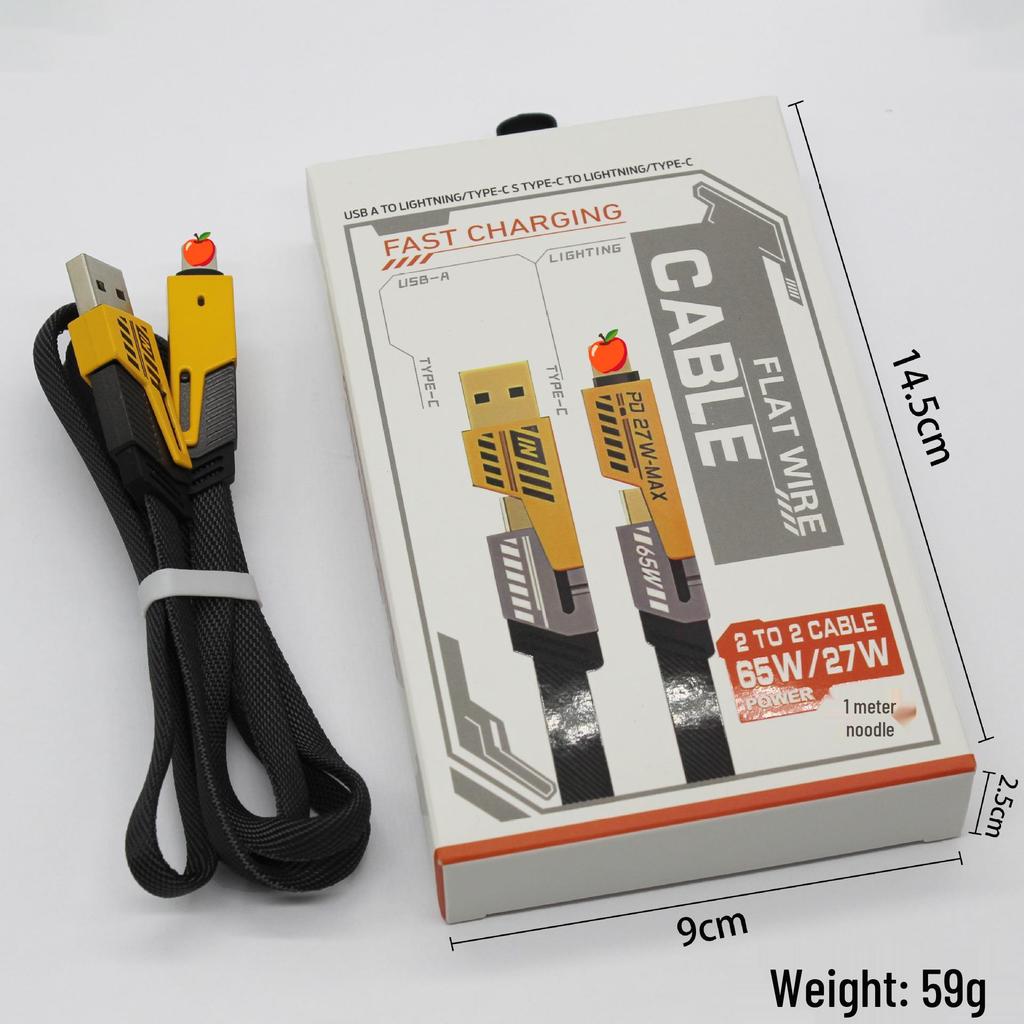 Многопортовое быстрое зарядное устройство 120 Вт: Два USB и два Type-C, совместимость с США и ЕС
