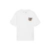 Li Ning Sports Lifestyle Series однотонный свитер с круглым вырезом и коротким рукавом футболка унисекс топы белые AHSS881-1