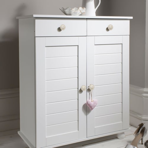 Set of 10 Antique White Drawer Knobs, Round Door Handles with Screws, Retro Floral Pattern, Approx. 35mm Diameter, for Kitchen, Room, Interior Doors,