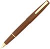Gullor Color Fountain Pen Simple Converter and Gift Box Gold Fine Nib Brown X80, Design, Included, Clip, (0.5mm),