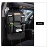 PU Leather Car Seat Back Organizer Universal Backseat Hanging Storage Bag Protector Auto Cup Mobile Phone Tissue Pockets Holder