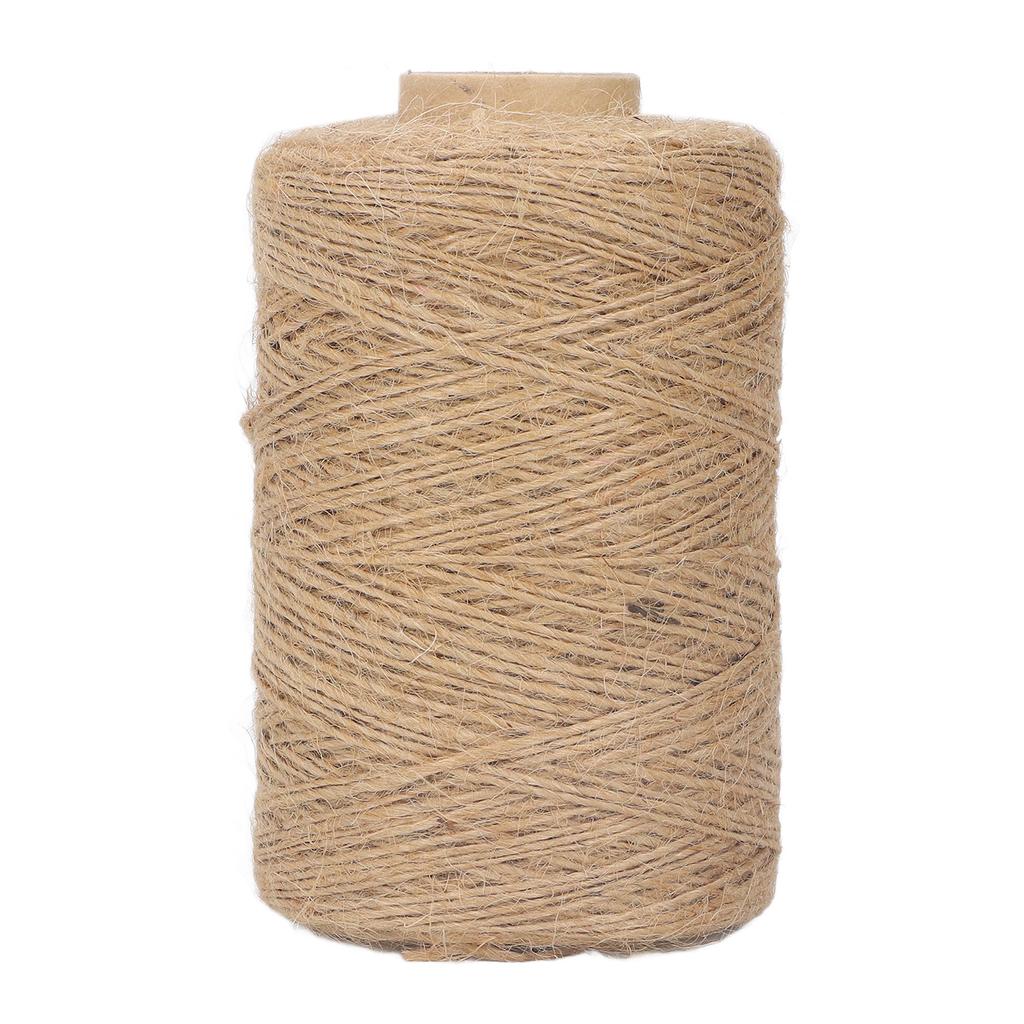 Jute Twine 300M Length 1mm Diameter 1 Strand Jute String Rope DIY Handcraft Accessory Home Decoration