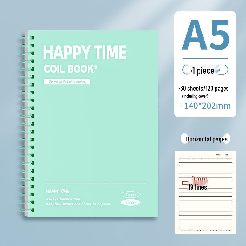 Цветной B5 блокнот на спирали: Высококачественный журнал формата А5 для учебы, записей и ведения дневника - Идеально подходит для студентов.