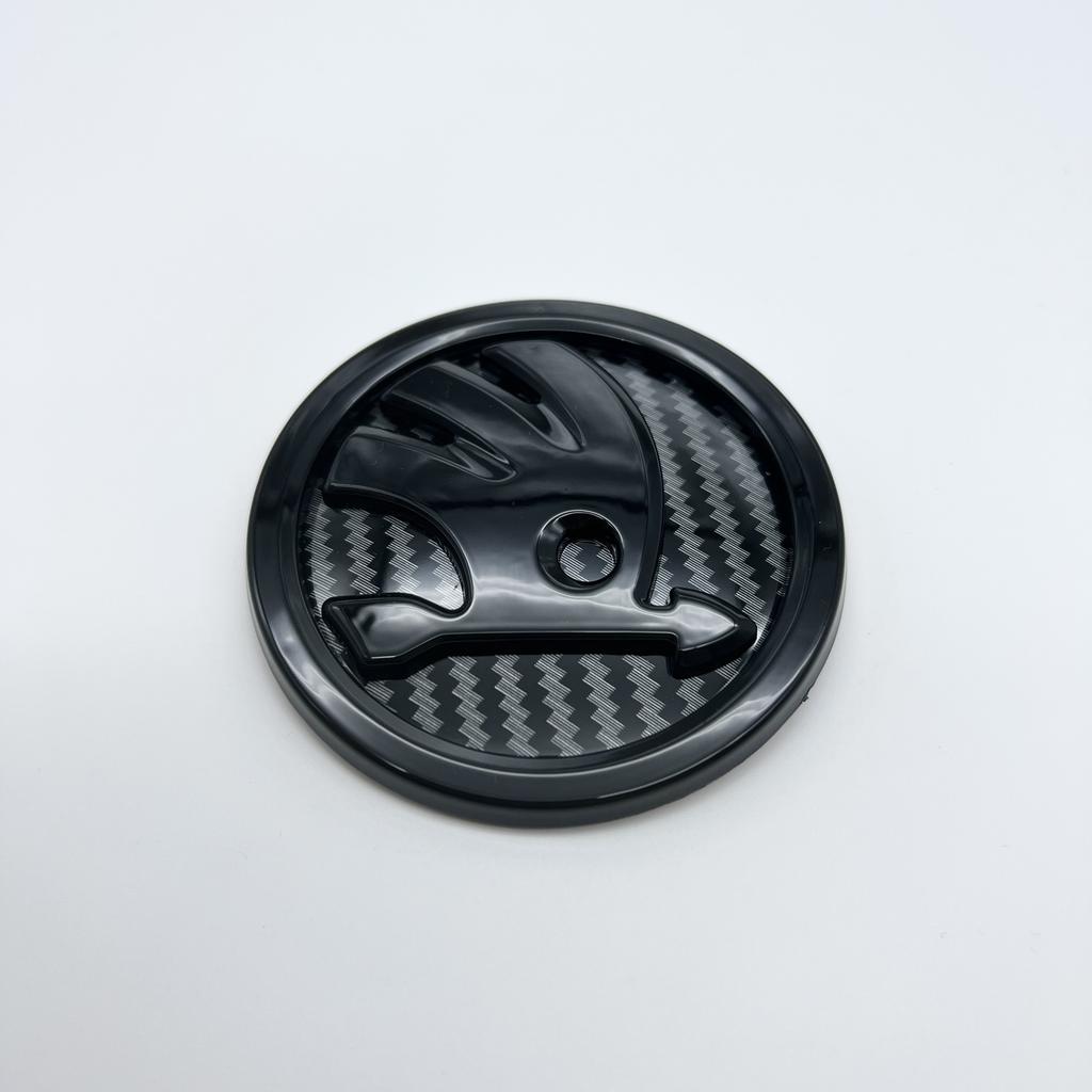 2025 Новый 80/90/100 мм 3D логотип Автомобильная решетка переднего капота Наклейка-значок эмблемы заднего багажника Для Skoda Fabia Rapid Superb Octavia a7 Kodi