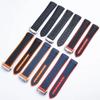Soft Rubber Watch Band For Omega Strap Seamaster 300 Planet Ocean 600 Curved End Watchband Black Orange 20mm 22mm Moonwatch Belt