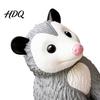 Очаровательный Декор Животных для Столов 3D Печатная Фигурка Опоссума Милая Сидящая Статуэтка Для Помещения На Улице Фигурки Опоссума Декор для Дома Крыльца Рабочего Стола,