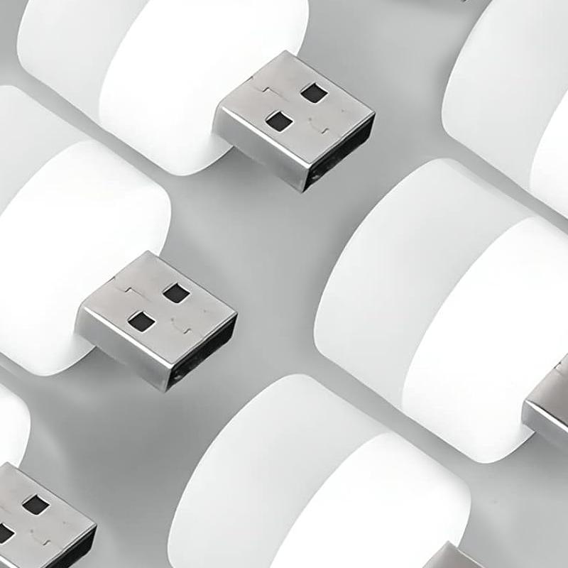 10PCS Mini USB Night Light Portable Laptops USB LED Light Eye Protection Book Reading Lights for Computer Mobile Power Charging