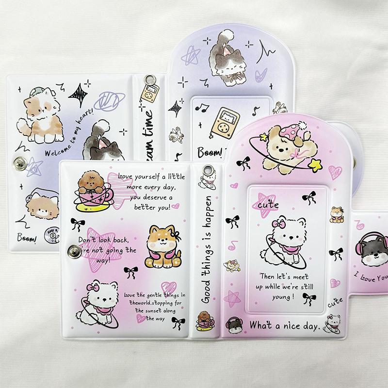 Cute Po Album 3 Inch Po Card Holder Idol Card Binder Collection Book 36 Pocket Book Album Pocard Storage Case