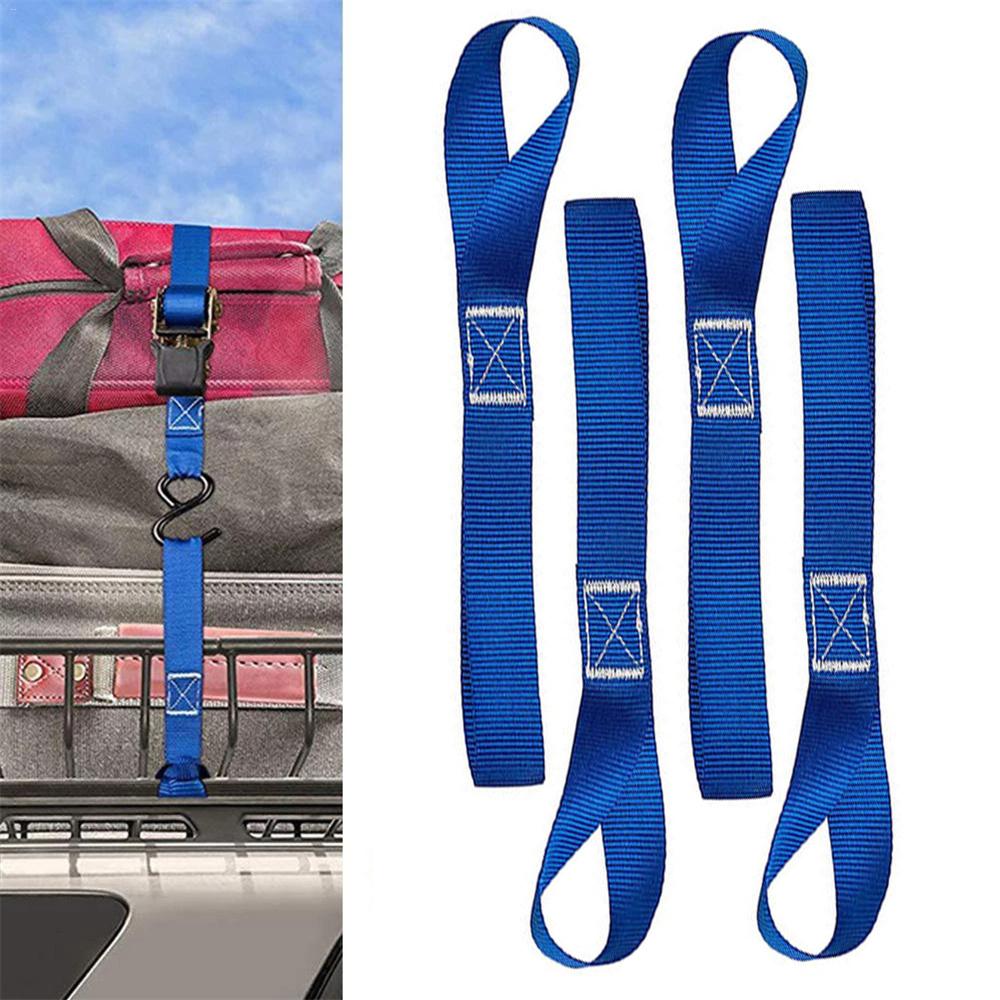 Mutipurpose Motorcycle Tie Downs Motorbike Soft Straps Luggage Straps Straps Loops Hook Strap