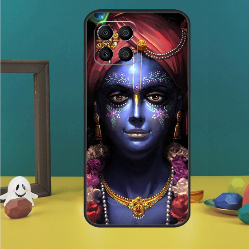 Indian God Lord Krishna For Huawei P30 Lite P50 P40 P20 Pro P Smart Z Nova 9 5T Cover For Honor 50 X9 X8 X7 Case