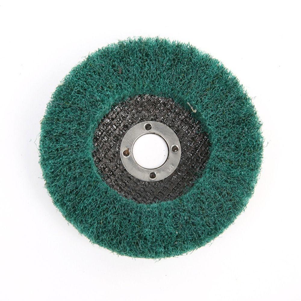 Nylon Fiber Flap Polishing Wheel Durable Non-woven Grinding Disc  Wood Cutting