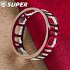 925 Sterling Silver Hollow Roman Numerals Ring Jewelry