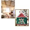 Christmas Decoration English Alphabet Chair Cover