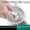 Stainless Steel Kitchen Sink Filter: Anti-Blocking Drain Cover for Vegetable Basin and Garbage.
