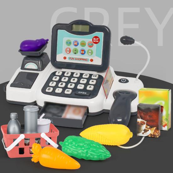 1 набор игрушек-симуляторов, богатые аксессуары, имитирующие процесс оформления заказа, реальный опыт покупок, прекрасная ролевая игра, кассовый аппарат, детский подарок
