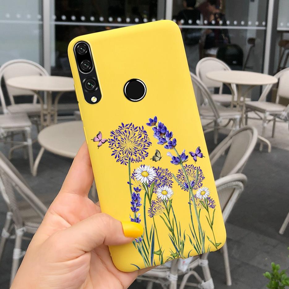 For Huawei Y9 Prime 2019 Case STK-L21 Stylish Flower Cartoon Phone Cover For Huawei Y9 Y 9 Prime 2019 Cases Fundas Coque Bumper