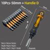 Triangle Head Screwdriver Bit Set Magnetic 1/4" Hex S2 Steel Security Triangular Screw Driver Bits Ratchet Wrench Hand Tools